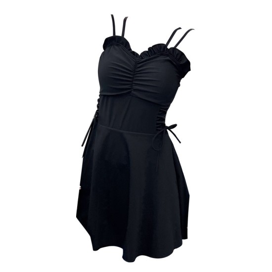 Bavbukwu Crossover Swim Dress Swimsuit Bavbukwu Crossover Swim Dress Swimsuit
