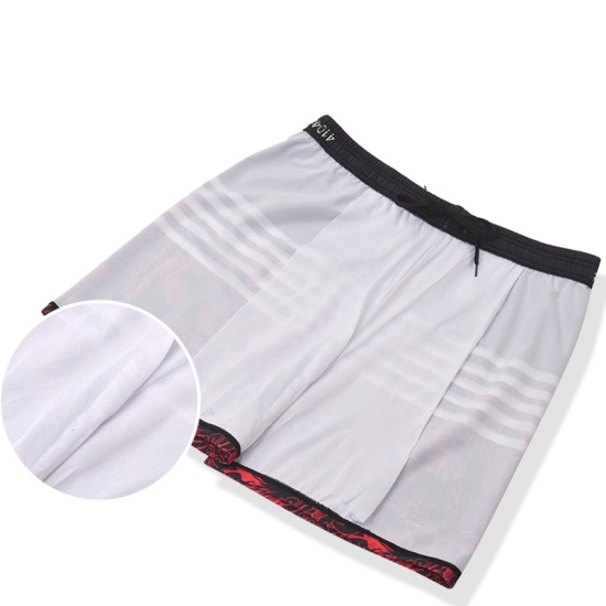 Bavbukwu Men's Striped Print Swim Trunks - 5-Inch Casual Board Shorts for Vacation, Plus Size, Trendy Summer Beachwear Bavbukwu Men's Striped Print Swim Trunks - 5-Inch Casual Board Shorts for Vacation, Plus Size, Trendy Summer Beachwear