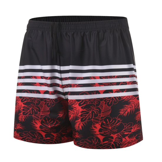 Bavbukwu Men's Striped Print Swim Trunks - 5-Inch Casual Board Shorts for Vacation, Plus Size, Trendy Summer Beachwear Bavbukwu Men's Striped Print Swim Trunks - 5-Inch Casual Board Shorts for Vacation, Plus Size, Trendy Summer Beachwear